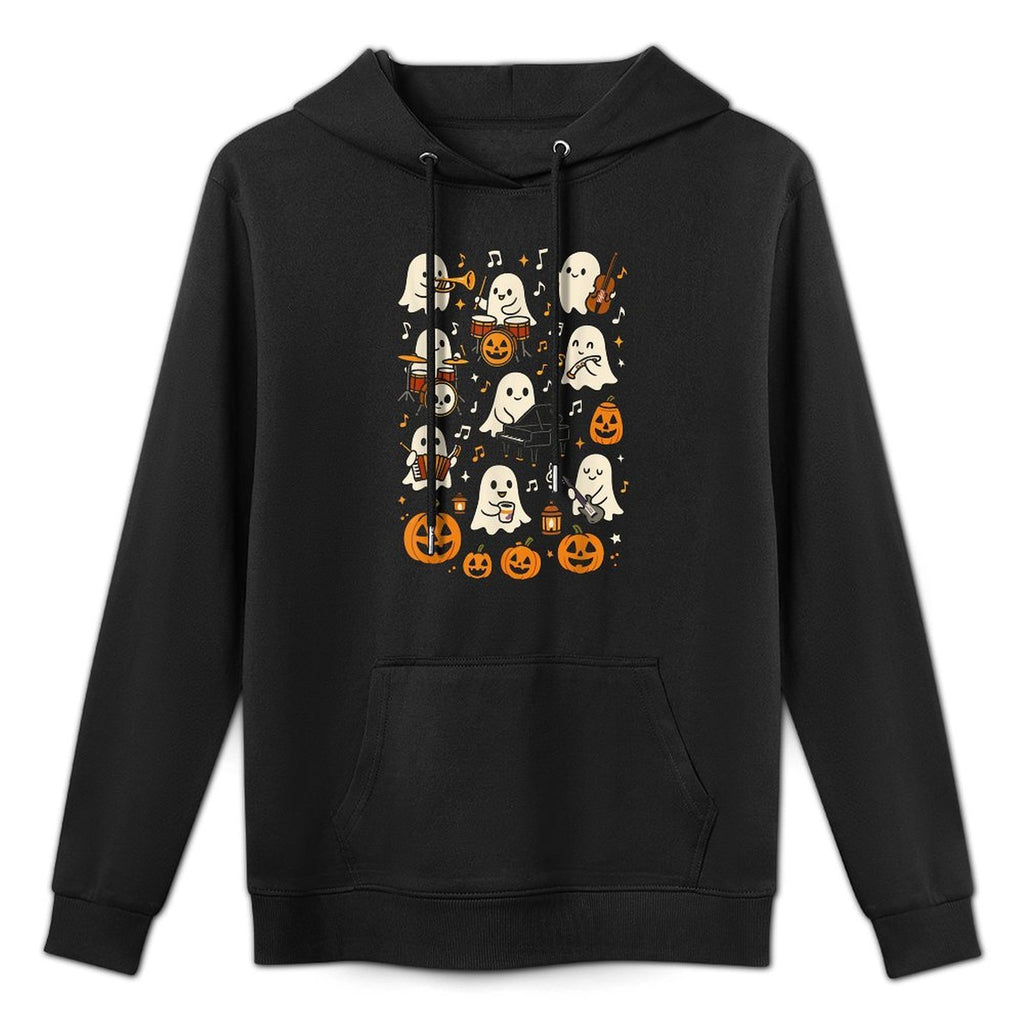 Music Teacher Orchestra, Spooky Halloween Ghost Band Easy Care Hoodie