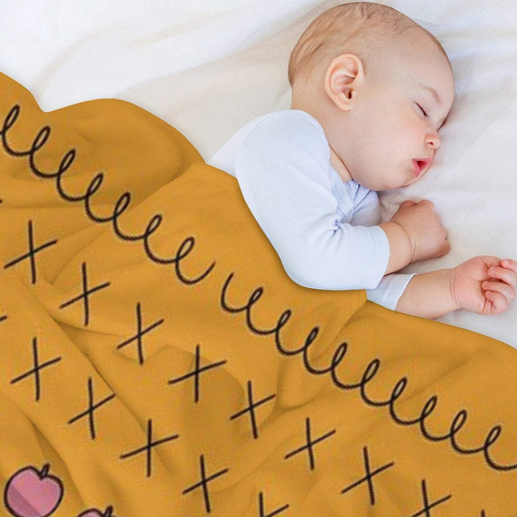 Horsin Around Machine-washable Throw Blanket