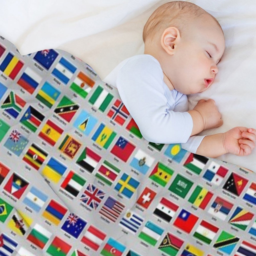 All of The Current World Flags Every Nation Multi-functional Throw Blanket
