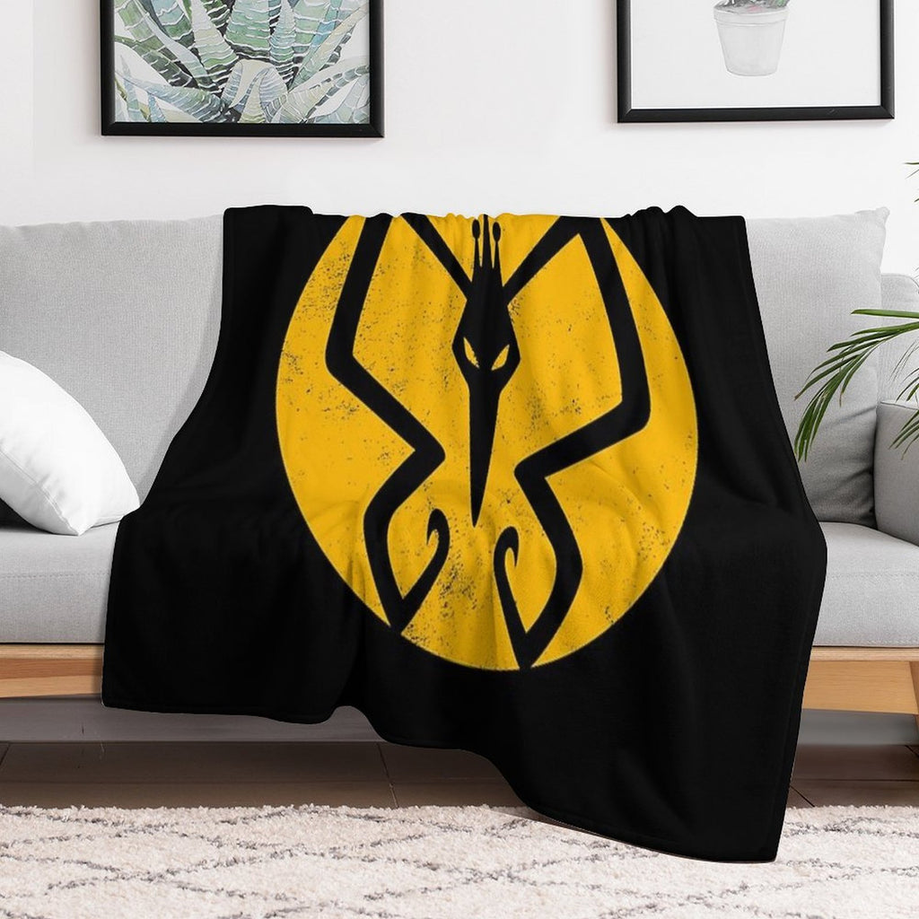 The Monarch Logo — The Venture Bros. Travel-friendly Throw Blanket