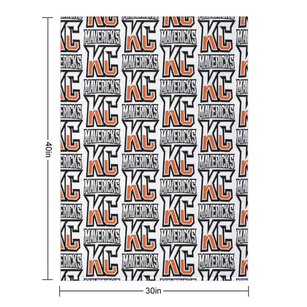 Kansas City Mavericks Plush Throw Blanket
