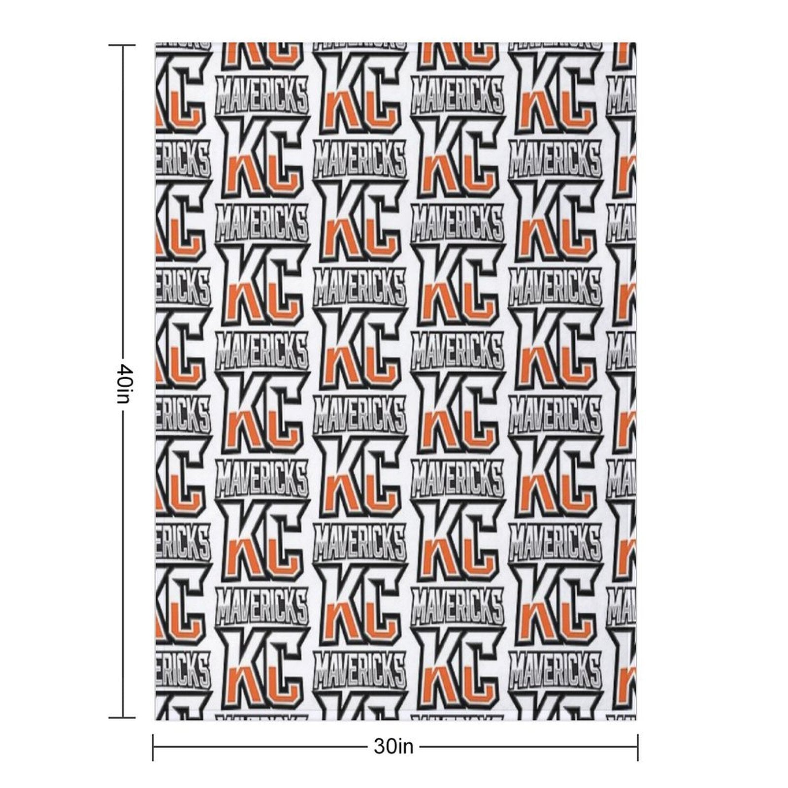 Kansas City Mavericks Plush Throw Blanket