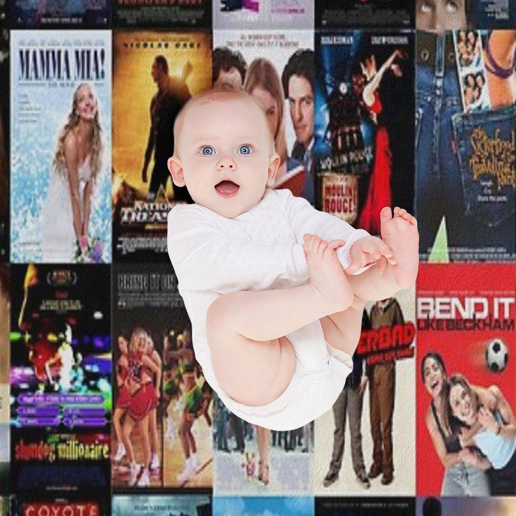 00s Movies Collage Durable Throw Blanket