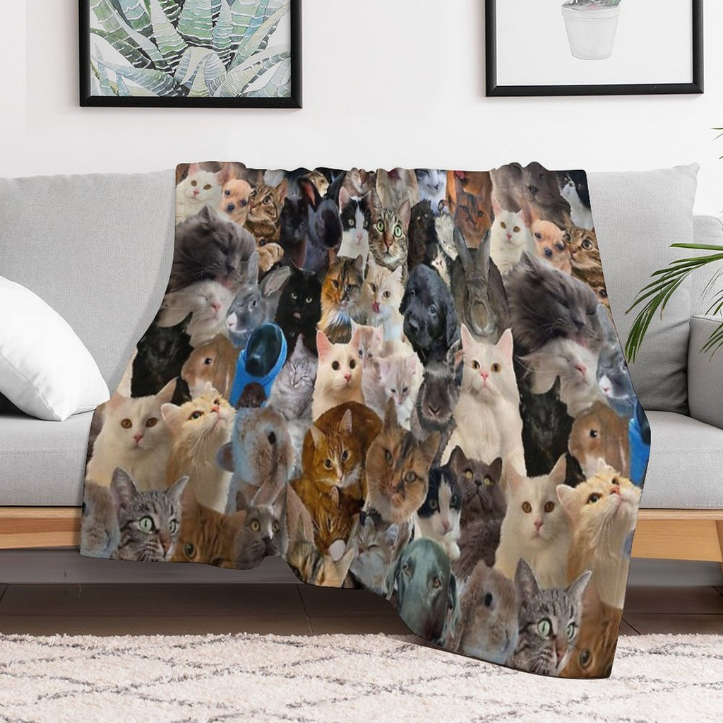 Pets Are Life Sustainable Throw Blanket