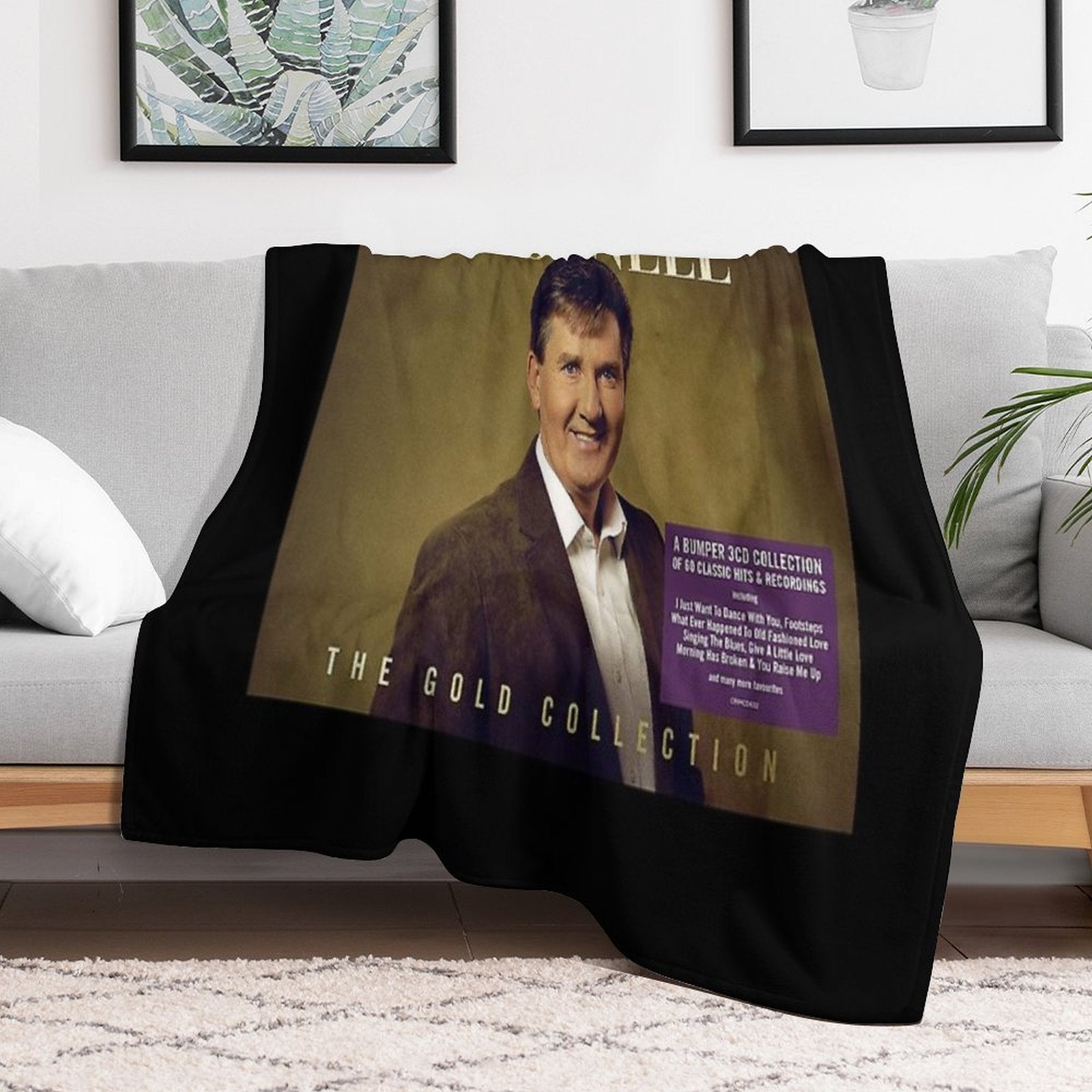 Daniel O'Donnell Gold Collection Plush Throw Blanket