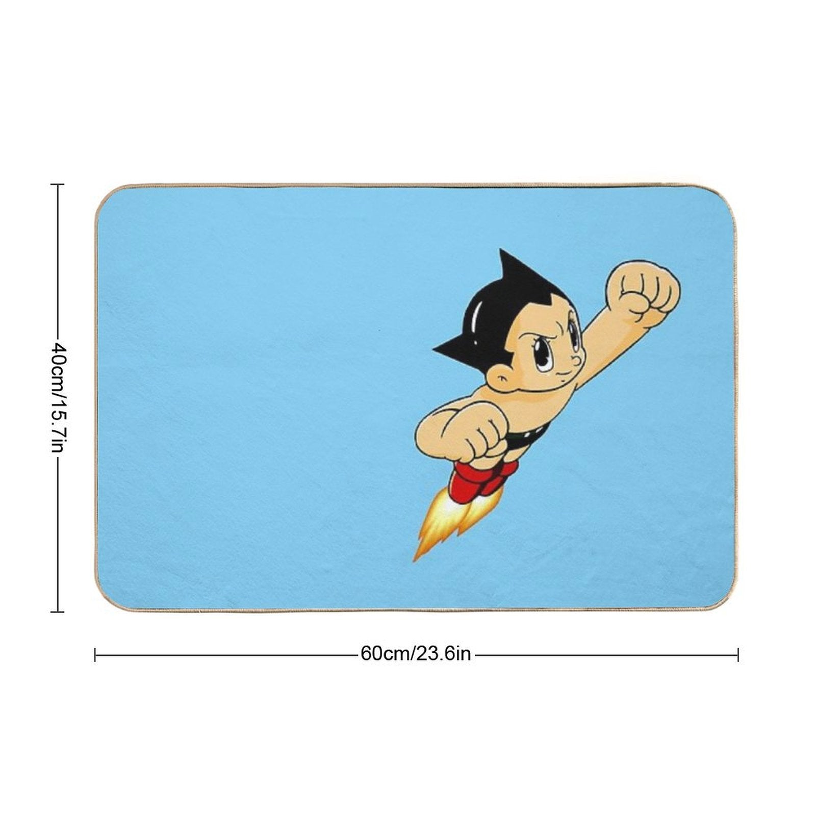 Astro Boy Mighty Atom  Easy Maintenance Bath Mat