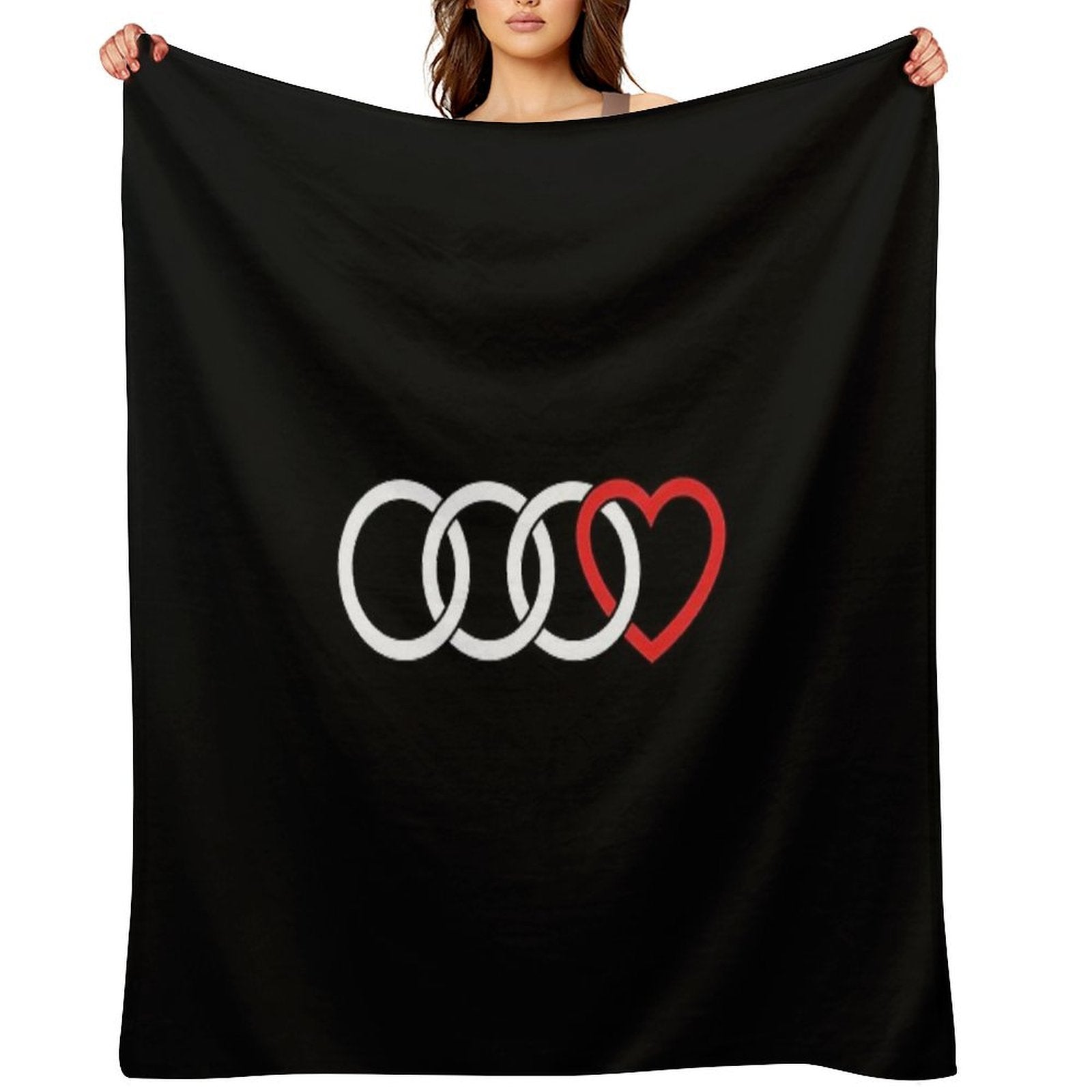 Audi Love (Dark) Compact Throw Blanket