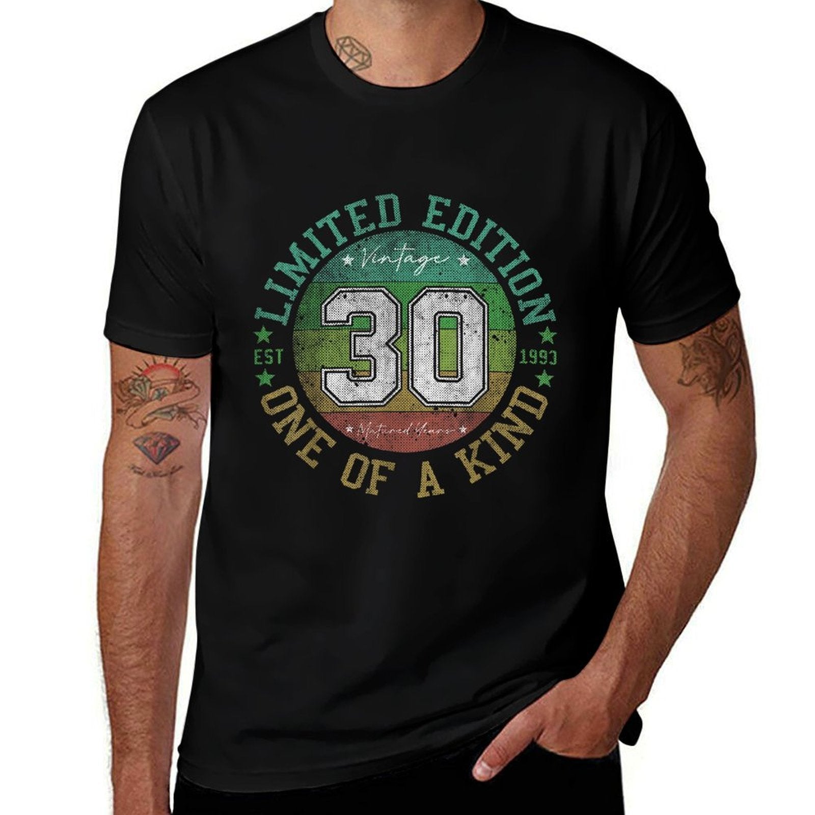 Vintage 1993 30 Year Old Gifts Limited Edition 30th Birthday  Tagless Design T-Shirt