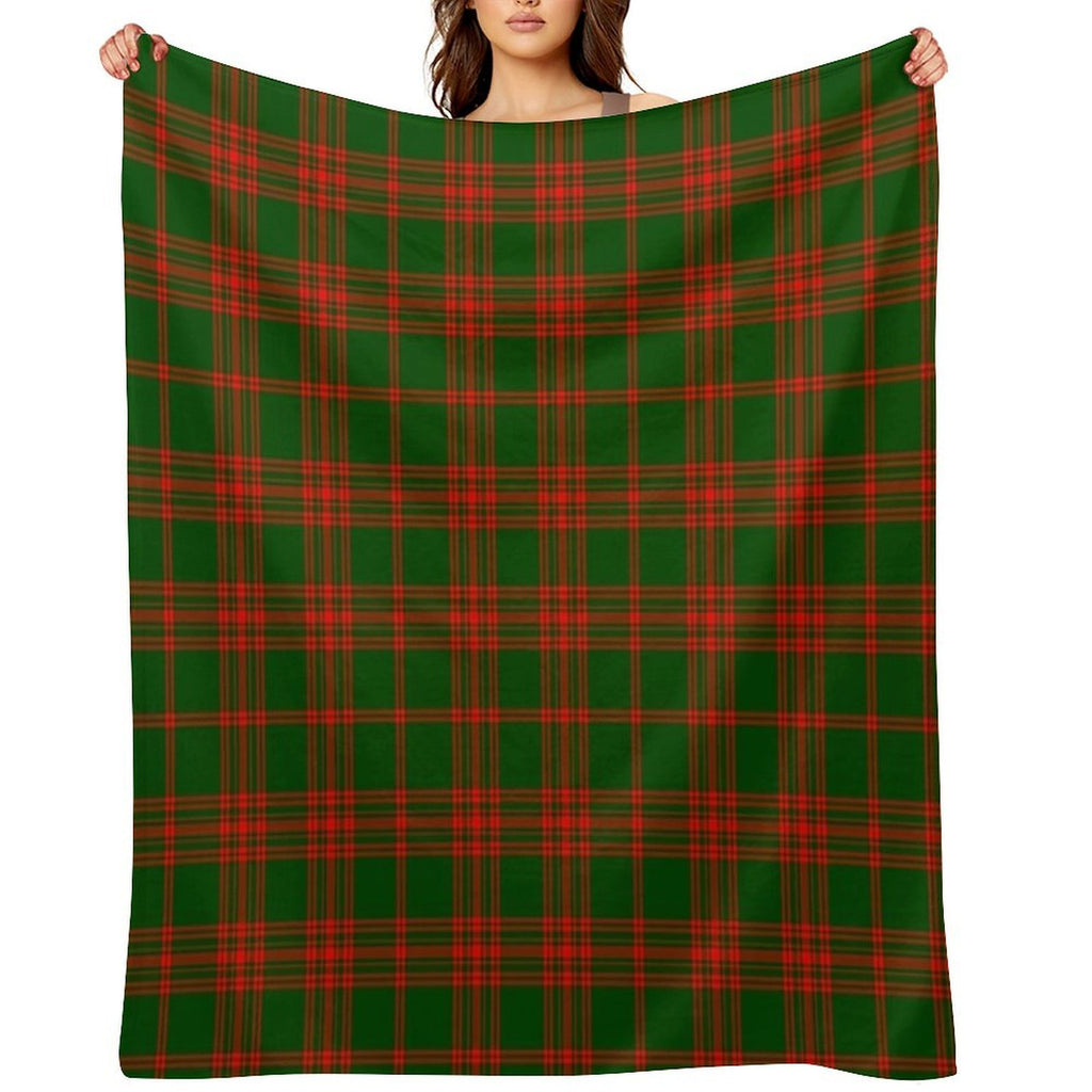Clan Menzies Tartan Anti-pilling Throw Blanket