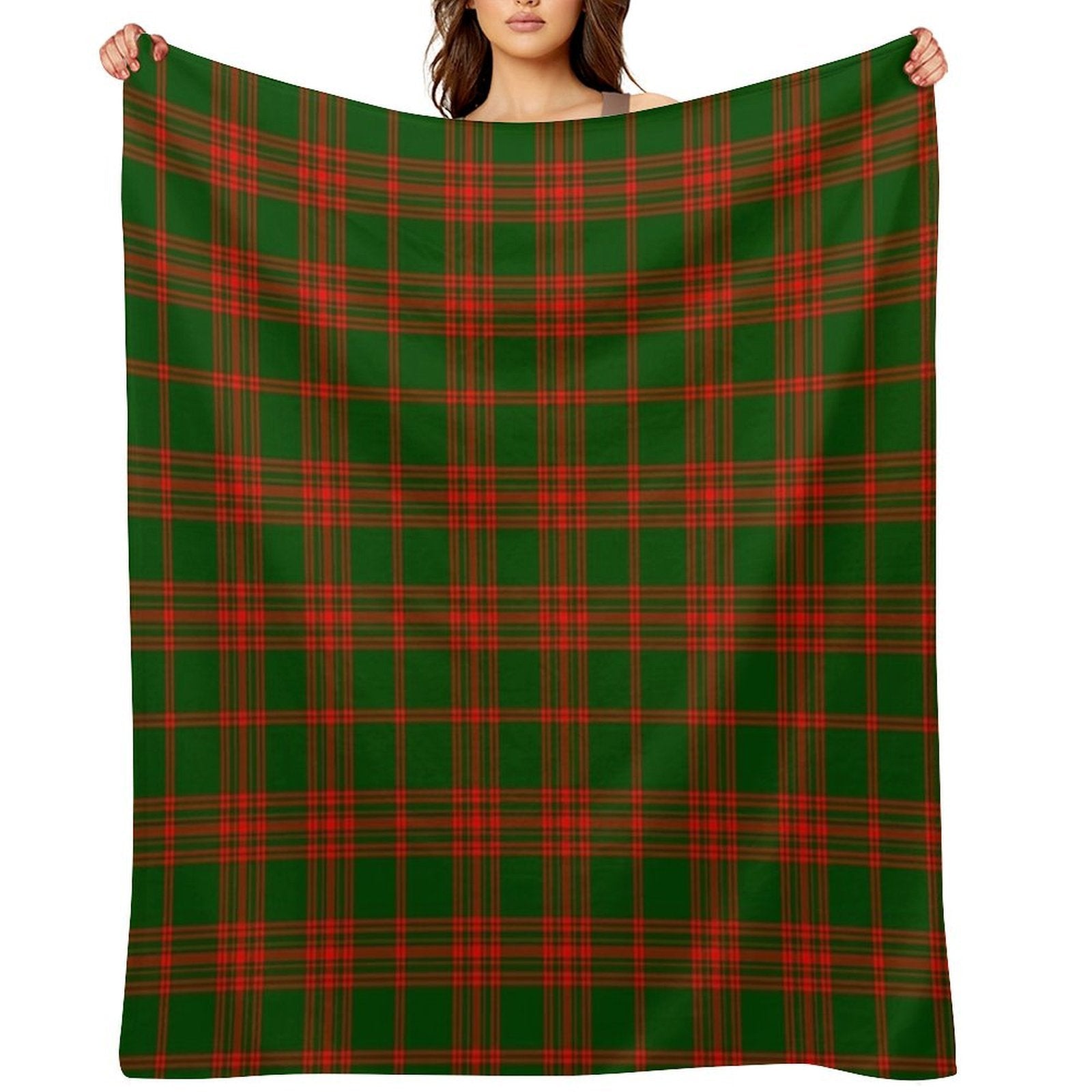 Clan Menzies Tartan Anti-pilling Throw Blanket