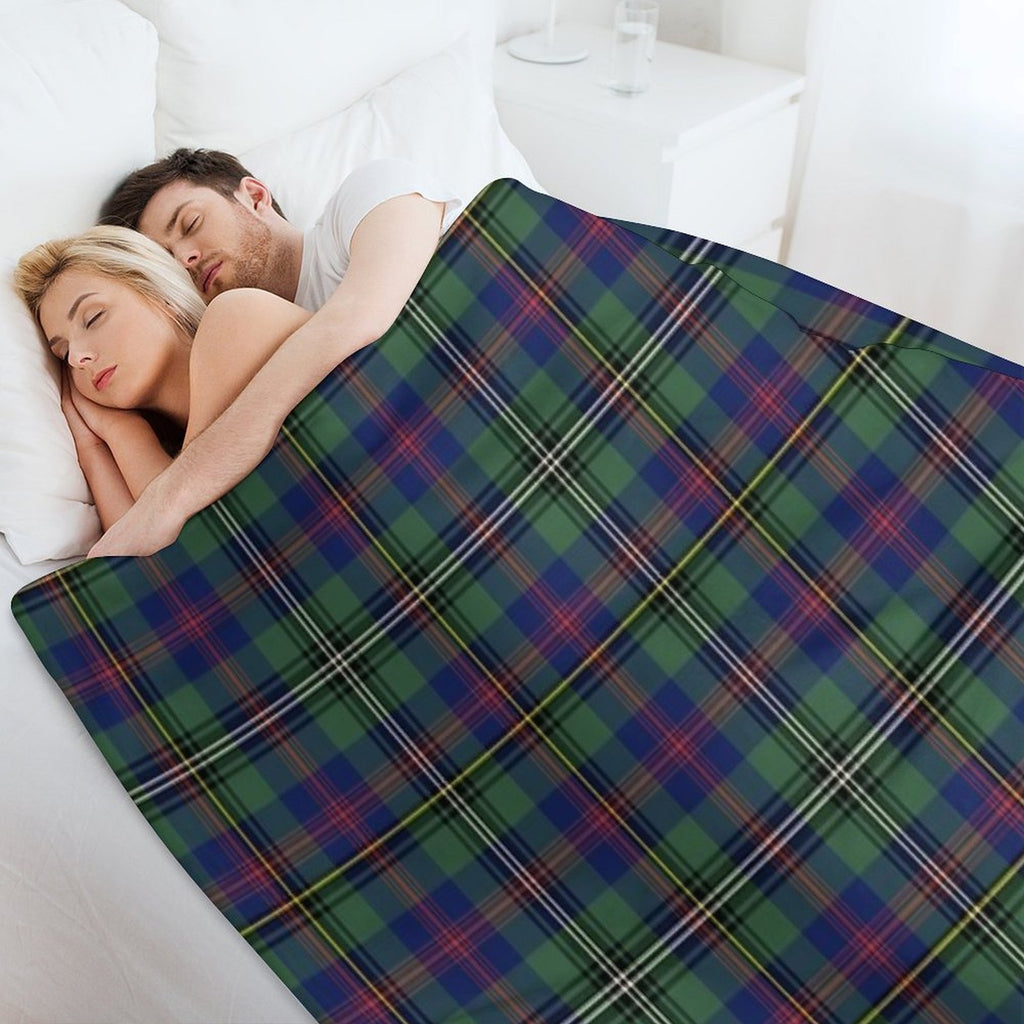 Clan Wood Tartan Velvety-soft Throw Blanket