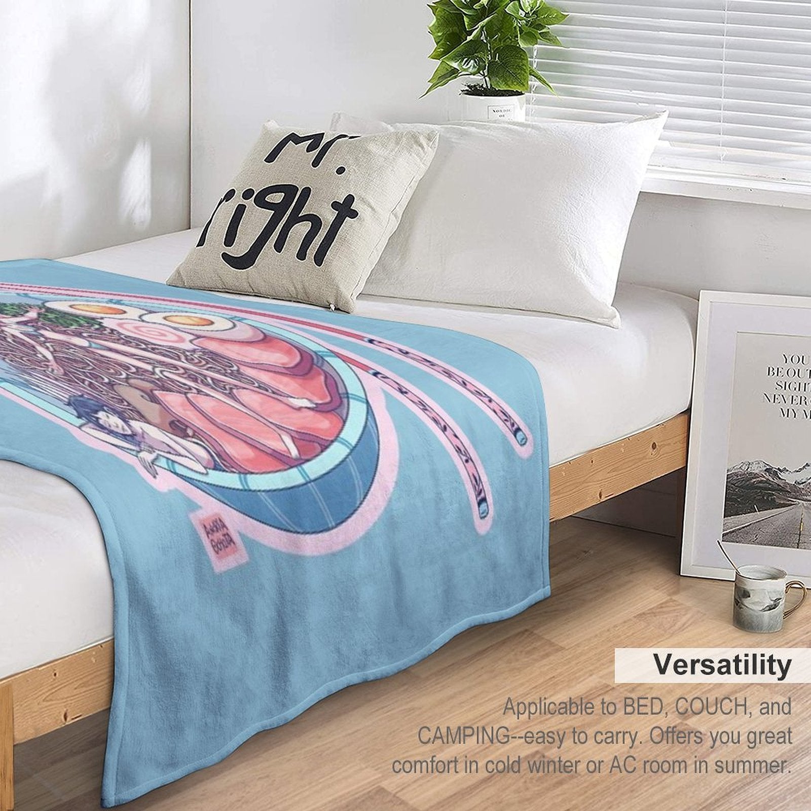 Ramen Time! Comfort Throw Blanket