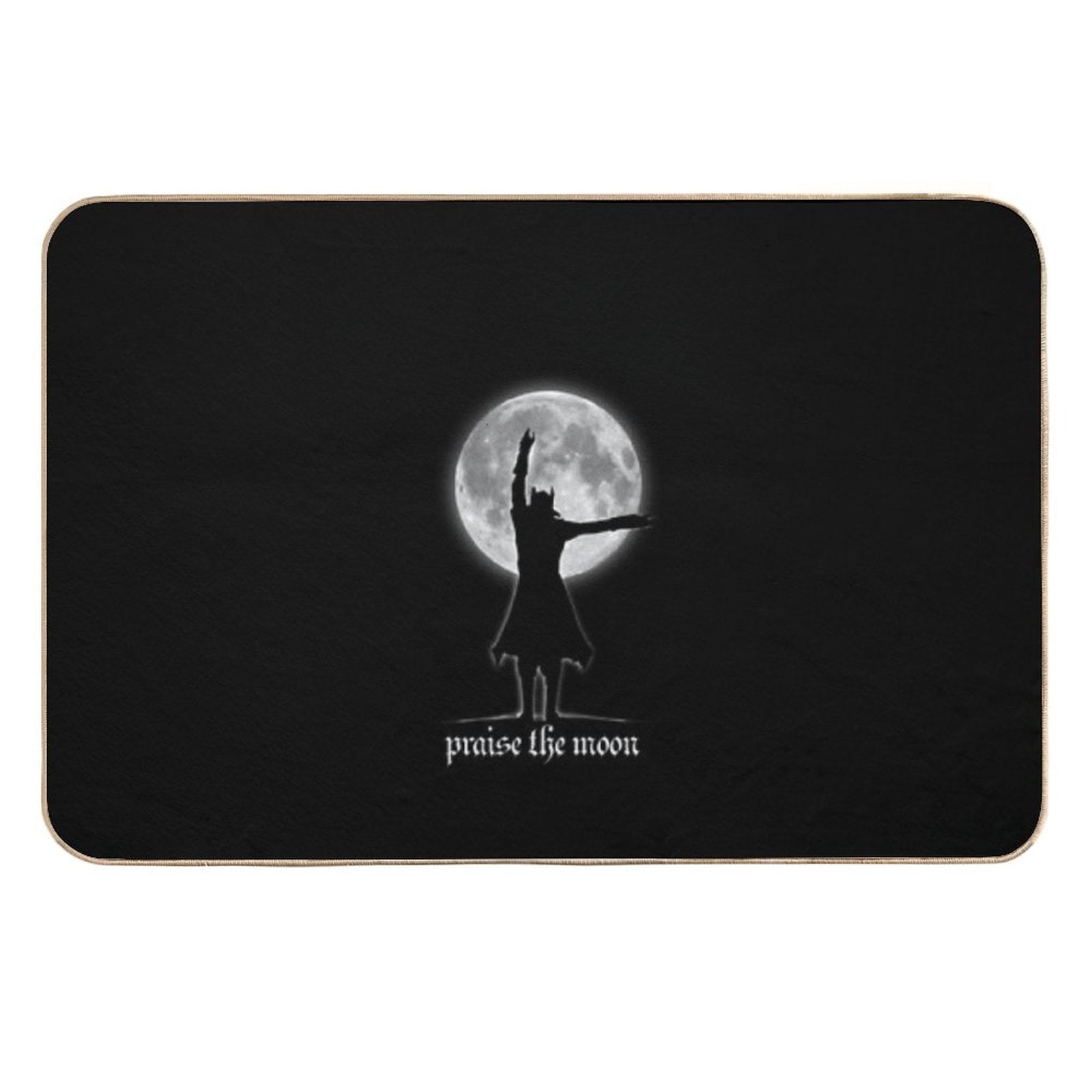 Praise The Moon  Slip-Resistant Bath Mat