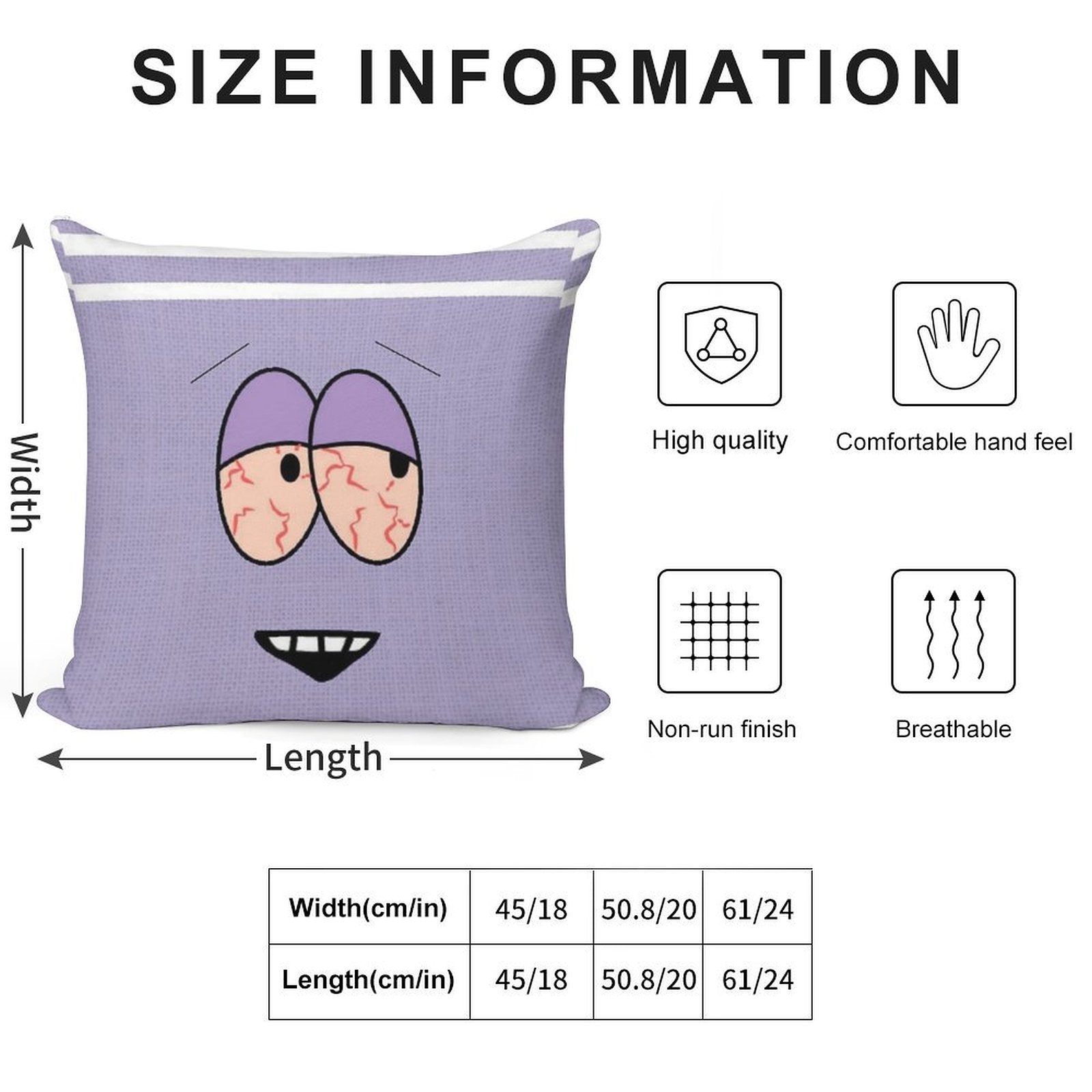 South Park - Towelie High Soft Ultra-Soft Texture Throw Pillow