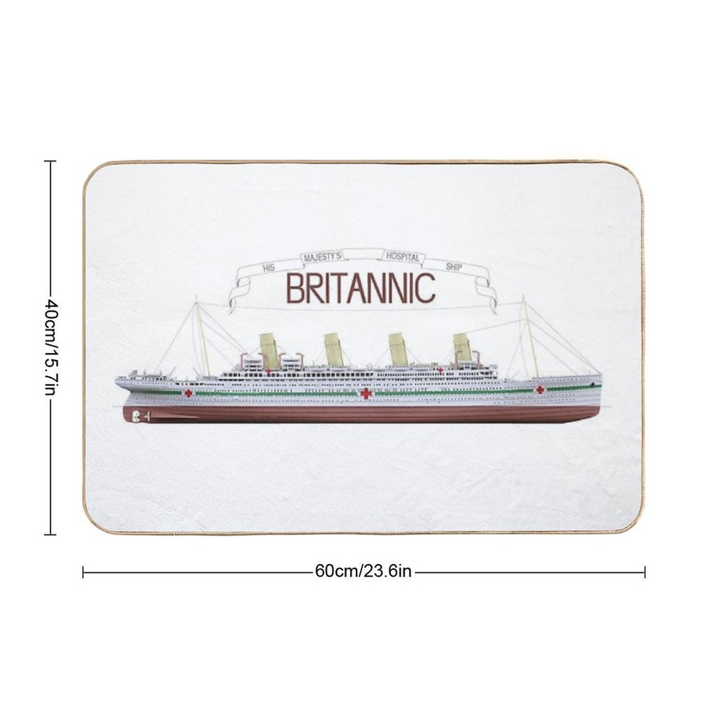 HMHS Britannic Durable Bath Mat