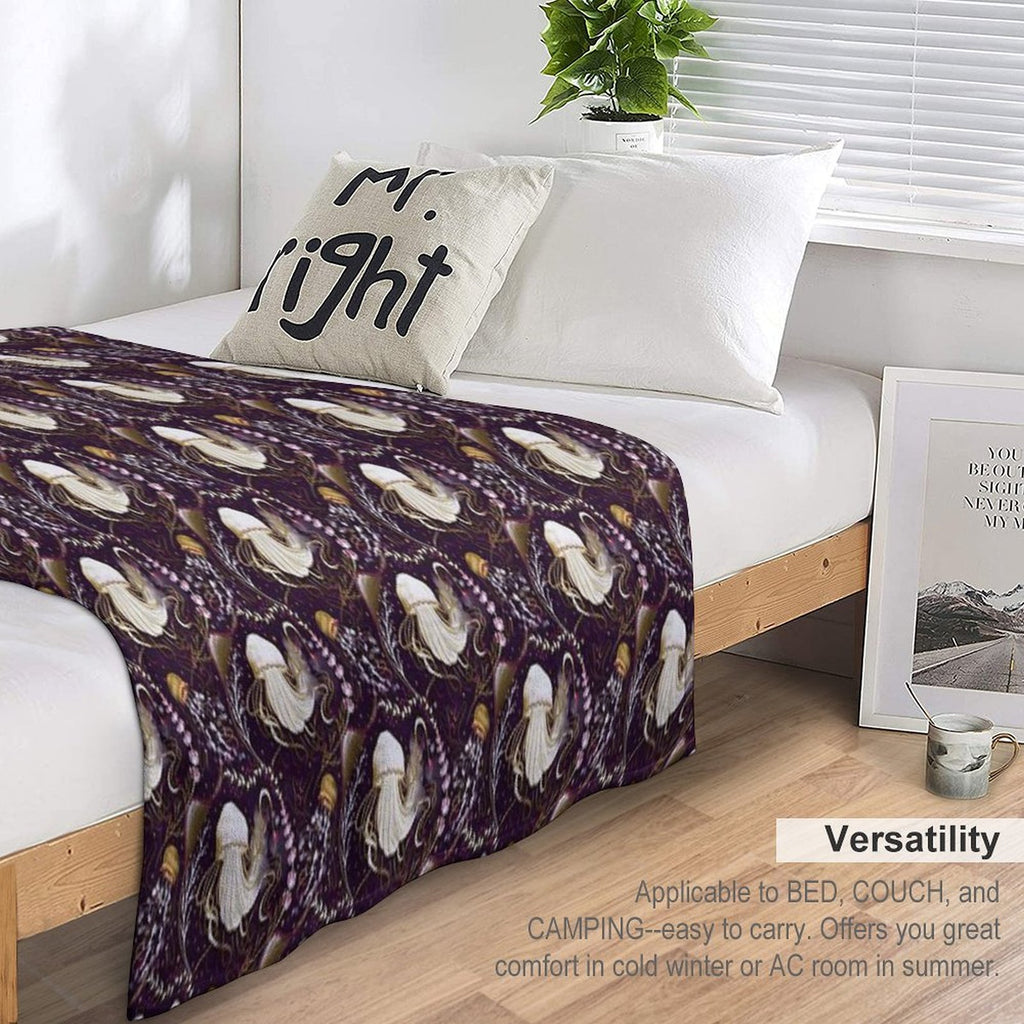 Jellyfish Plush Throw Blanket