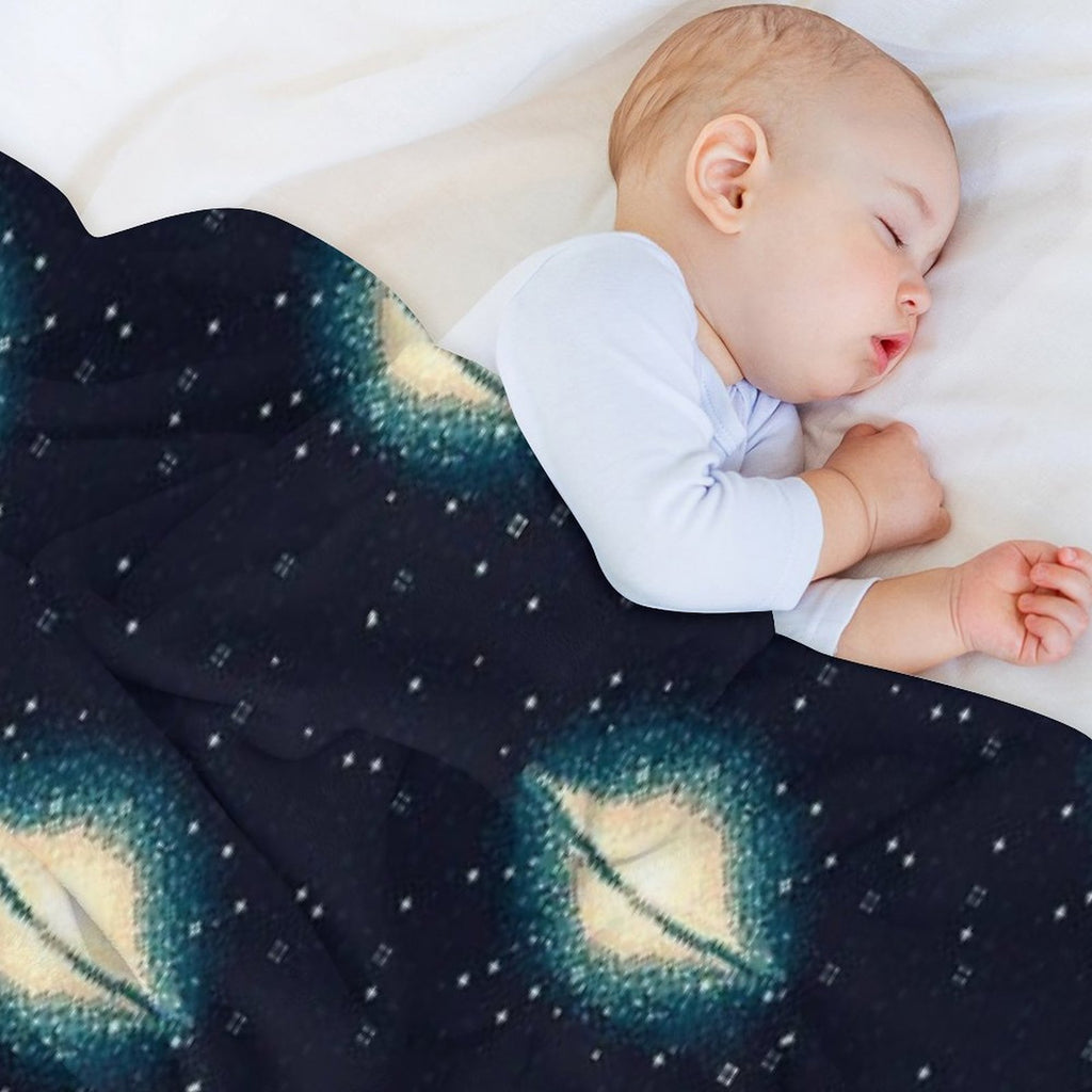 8bit Galaxy M104 Easy Care Throw Blanket