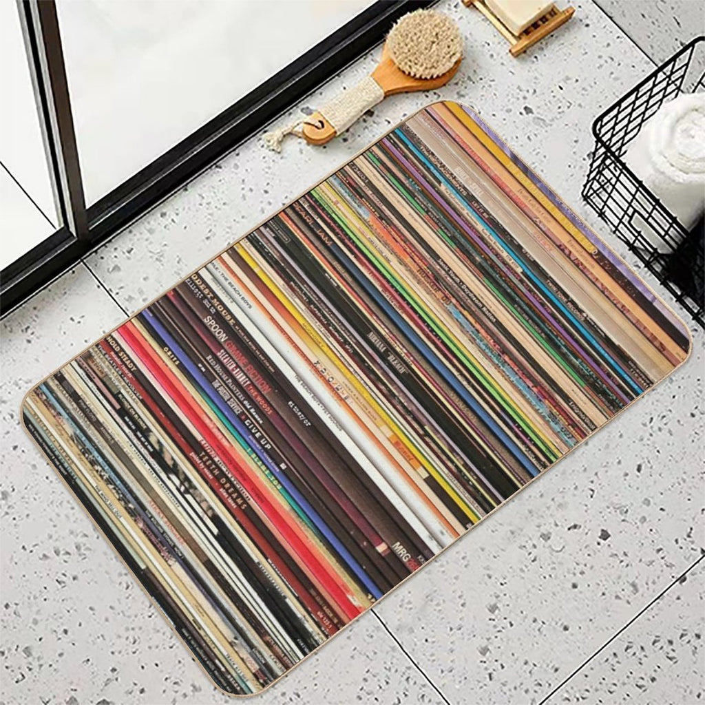 Ultimate Vinyl Record Collection  Repositionable Bath Mat