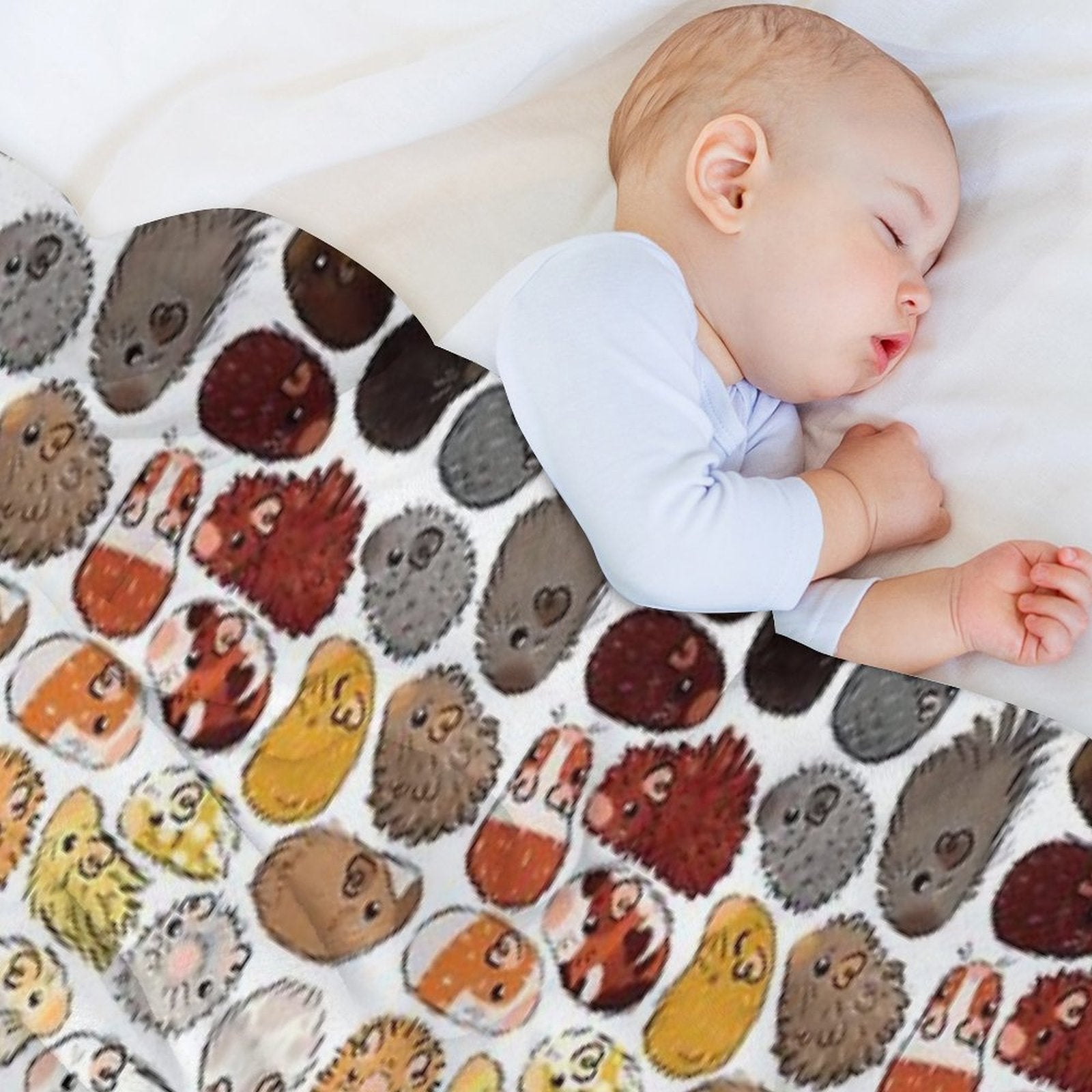 Guinea Pig Gradient Compact Throw Blanket