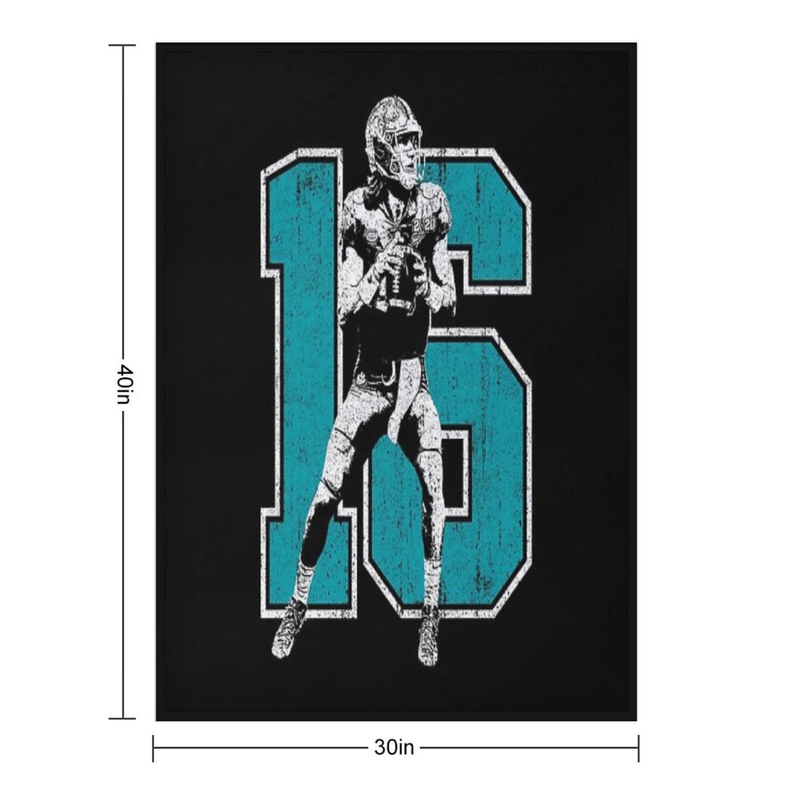 Trevor Lawrence Wrinkle-free Throw Blanket