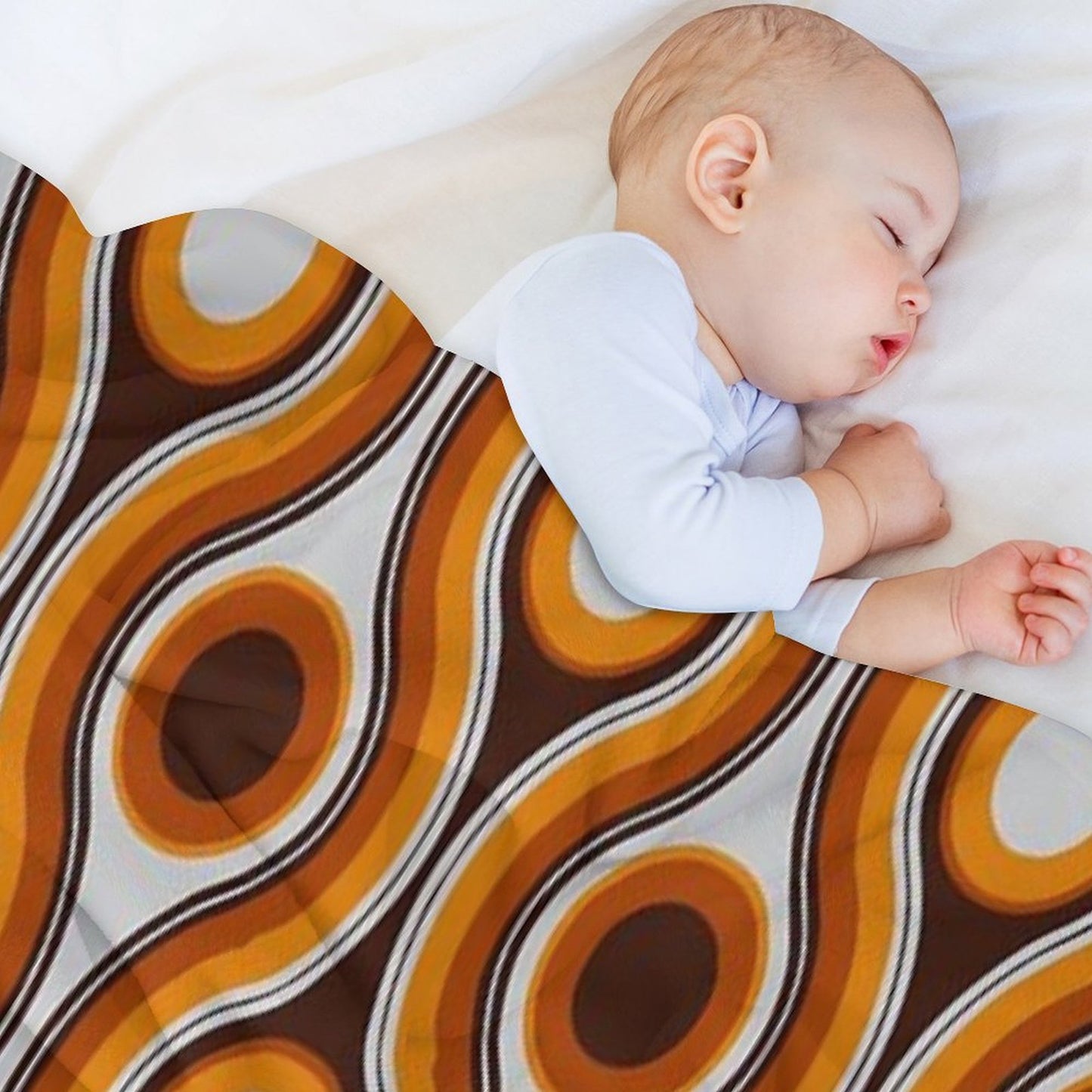 Older Patterns ~ Bridges 70s Premium Throw Blanket