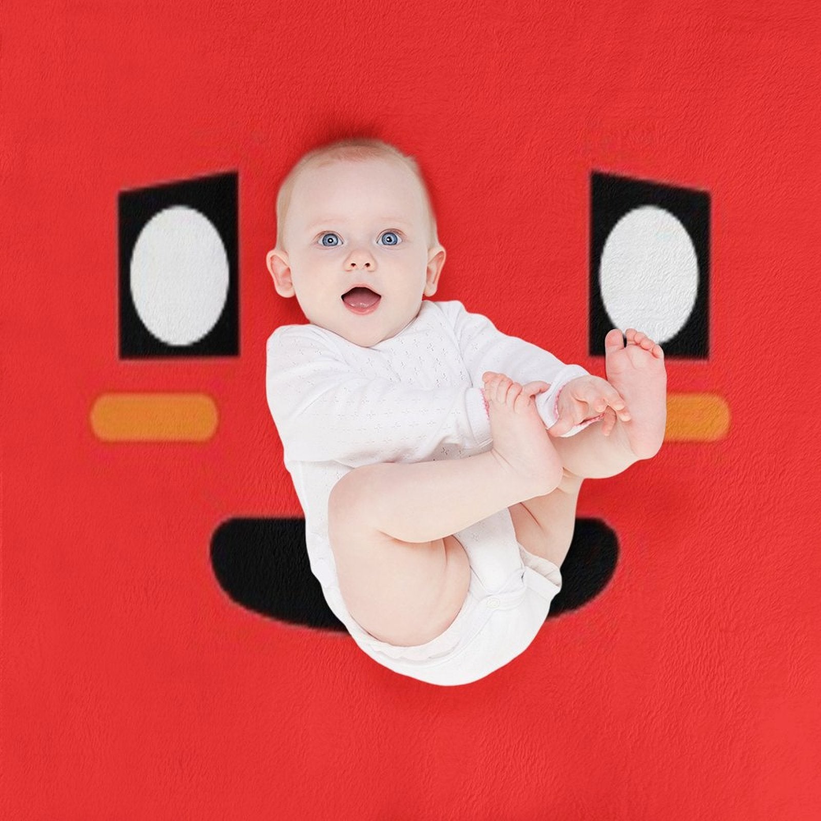 Cute Miata Face Anti-pilling Throw Blanket