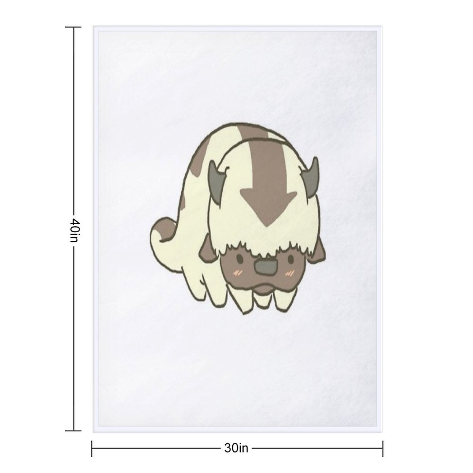Chibi Appa Versatility Throw Blanket