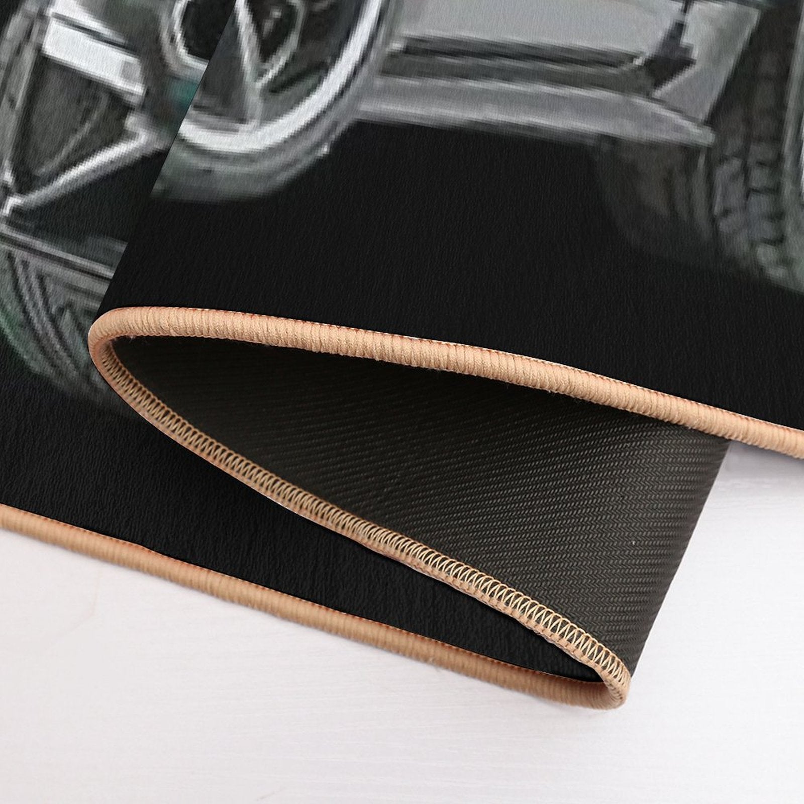Bullitt Mustang GT 5.0L V8 Classic Steve Mcqueen Muscle Car  Slip-Resistant Bath Mat