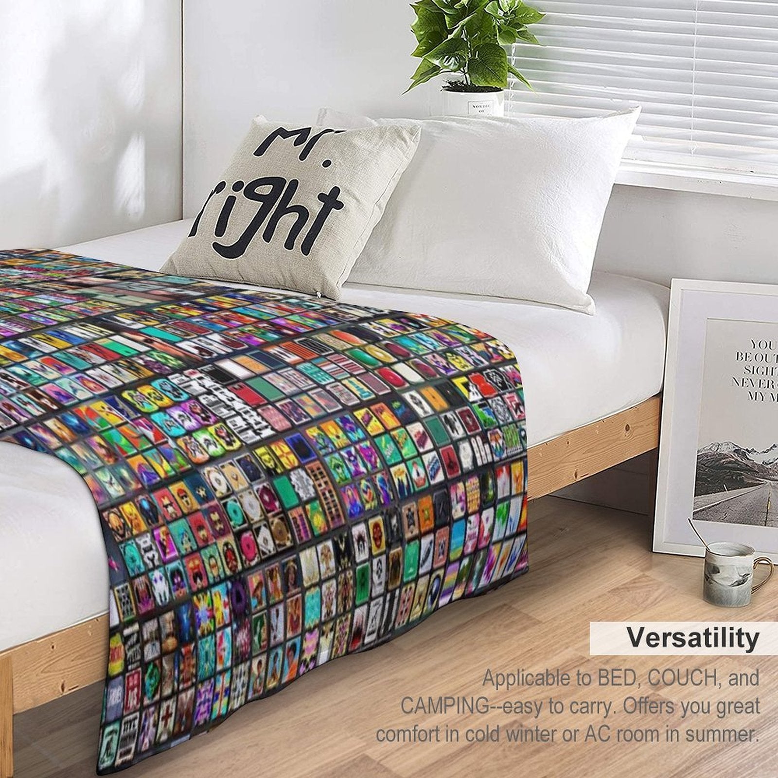 Variations on Tic Tac Toe Comfort Throw Blanket