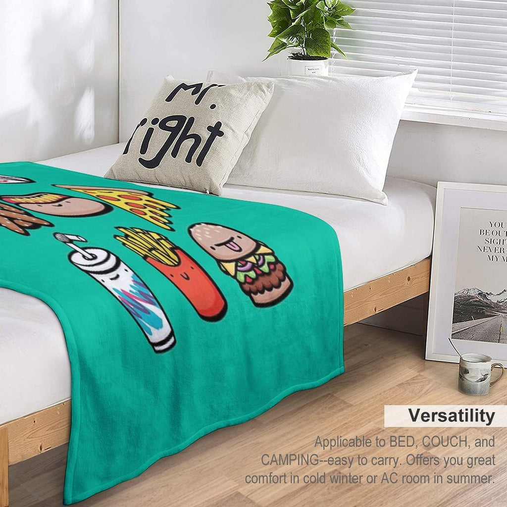 Junk Food Dudes Multi-functional Throw Blanket