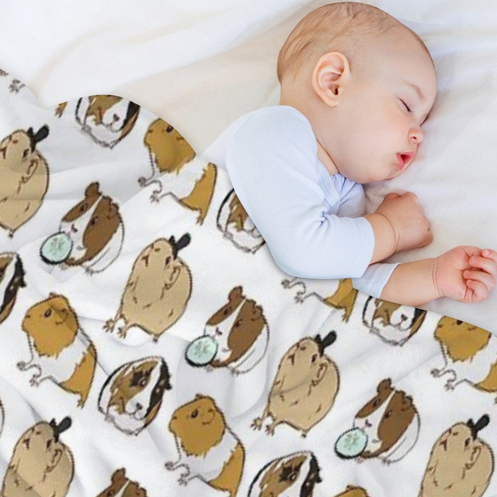 Guinea Pigs Pattern Gift-ready Throw Blanket