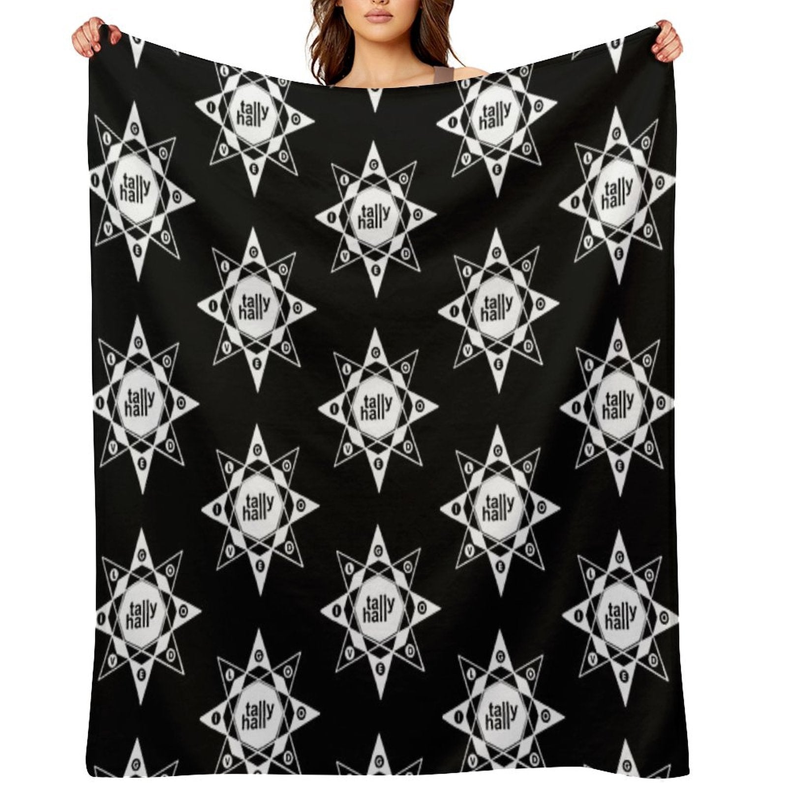 Tally Hall Goodevil White Durable Throw Blanket