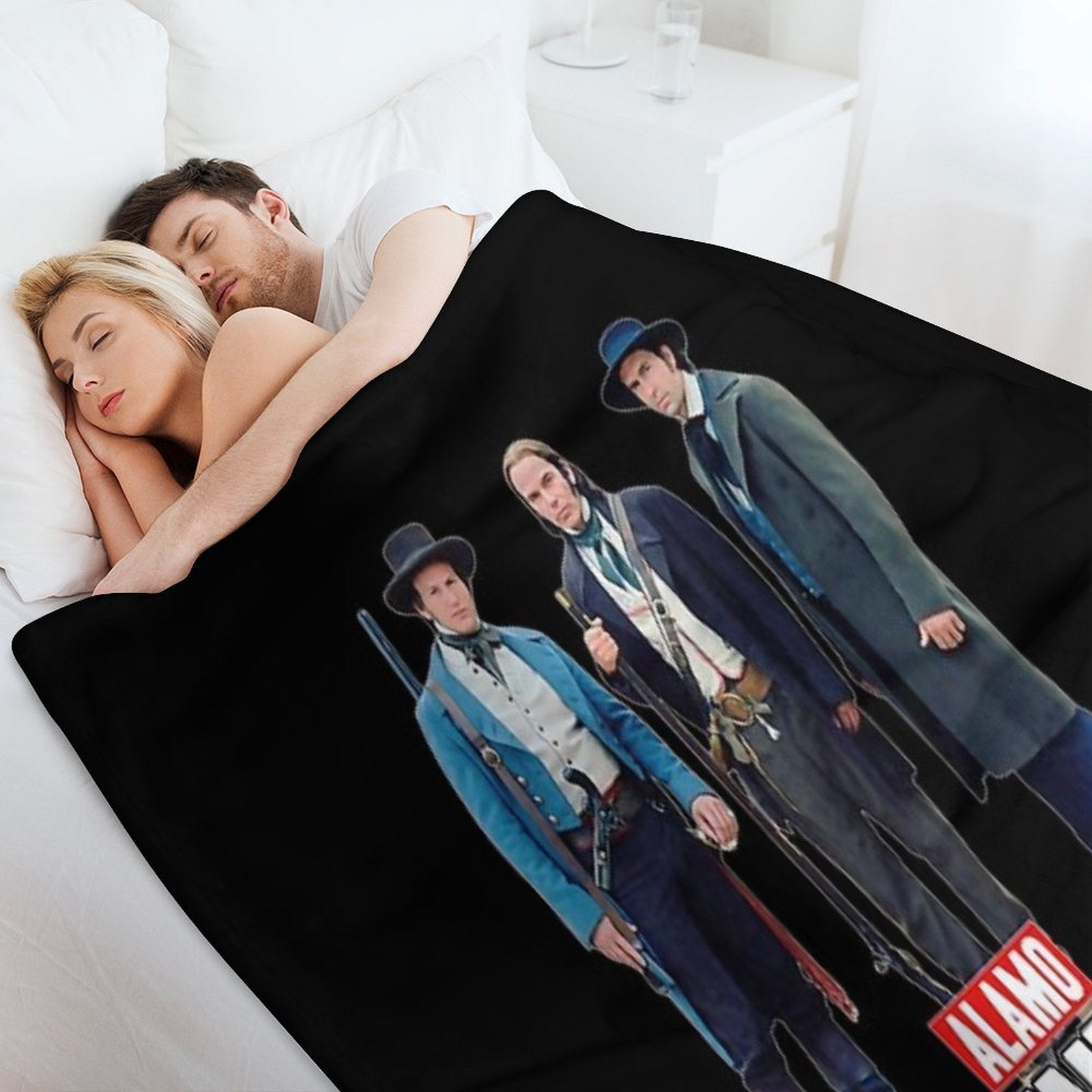 Alamo. The Defenders. Premium Throw Blanket