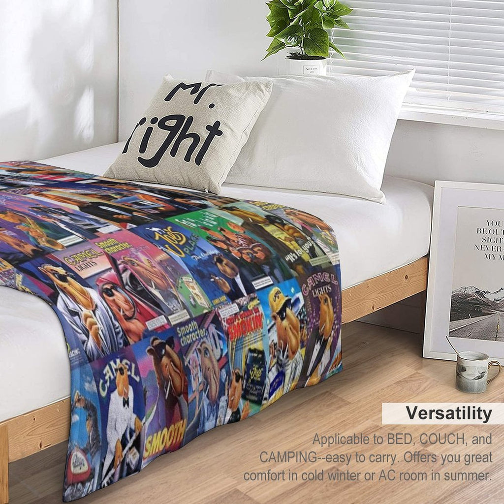 Joe Camel Velvety-soft Throw Blanket