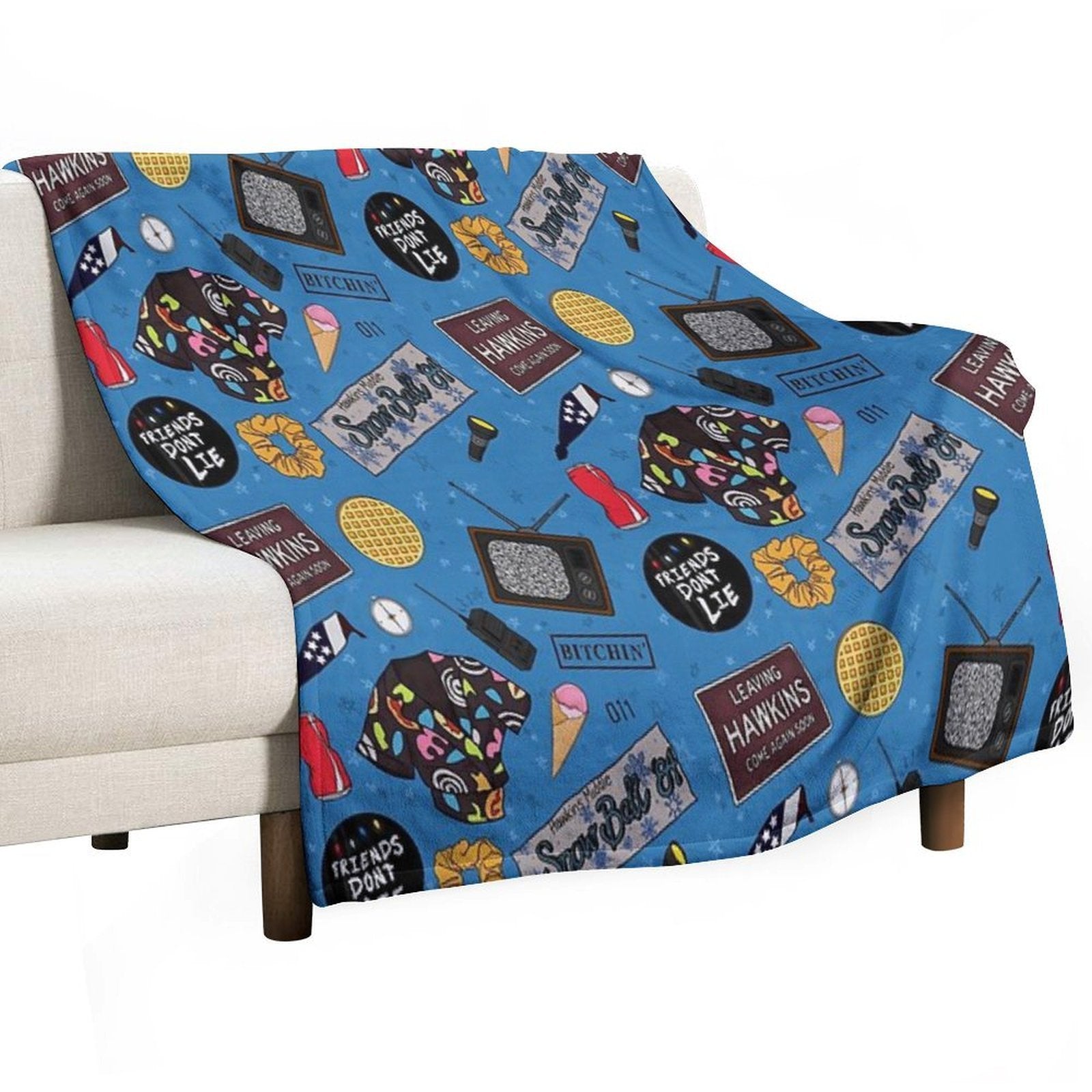 Eleven Character Collage • ST Anti-pilling Throw Blanket