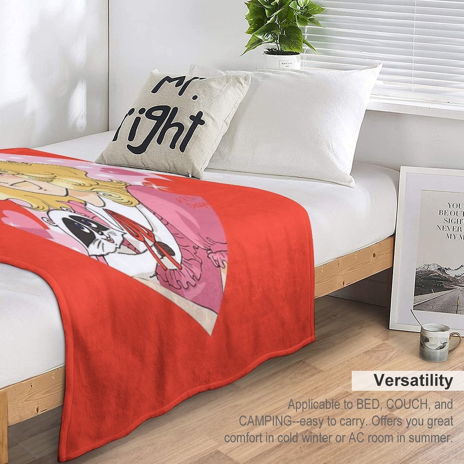 Candy Candy Travel-friendly Throw Blanket