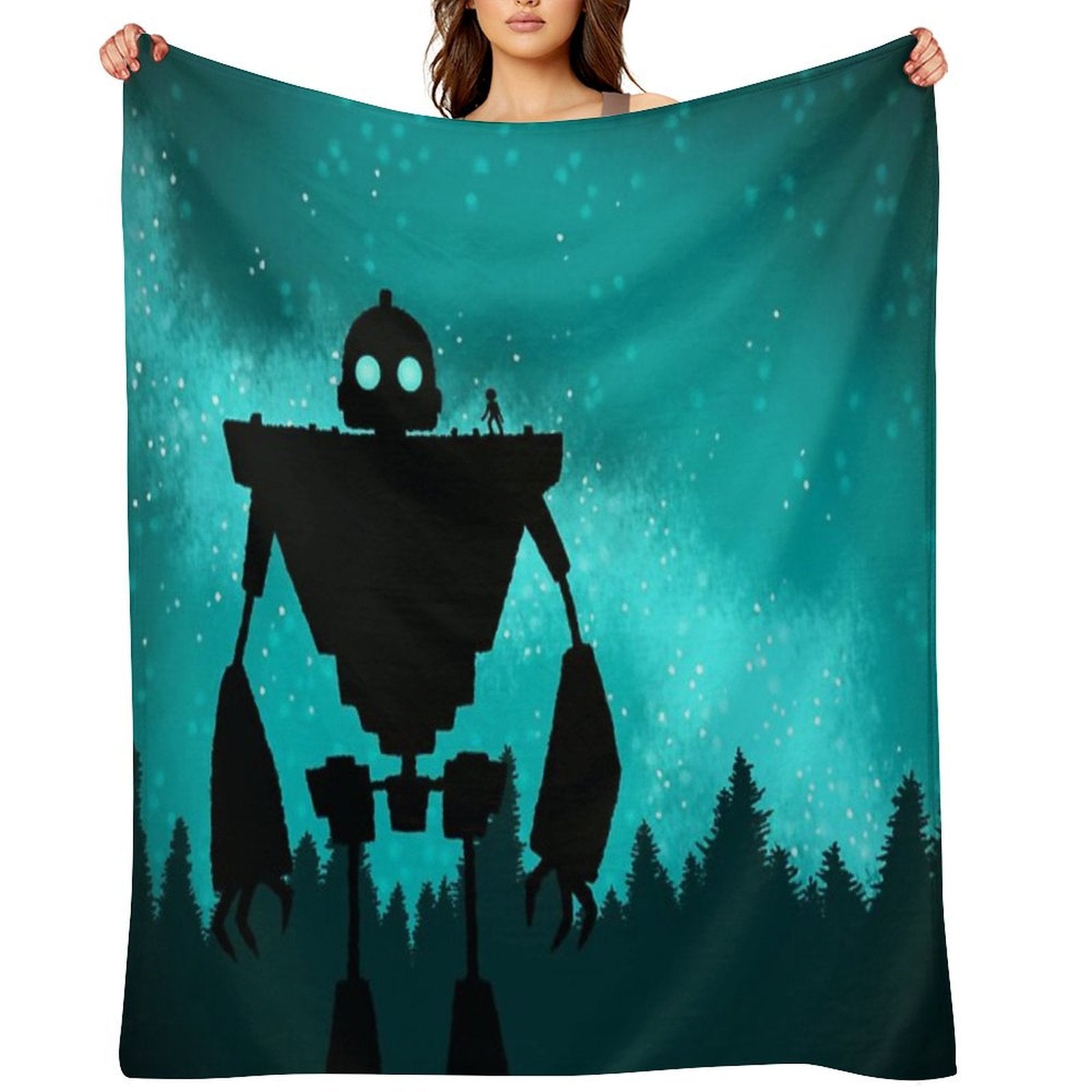 IRON GIANT All-season Throw Blanket