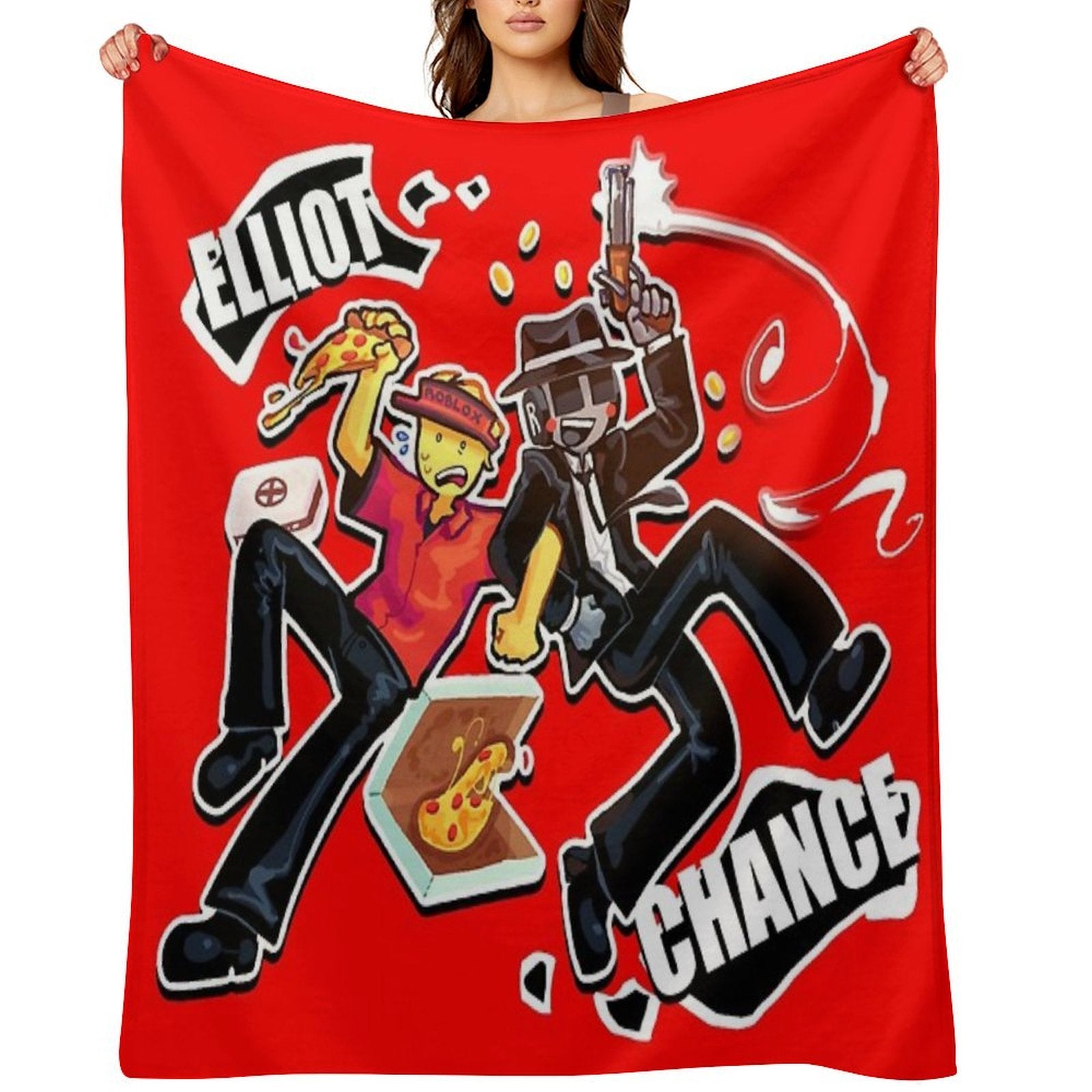 Forsaken  PARTNERS IN CRIME Sustainable Throw Blanket