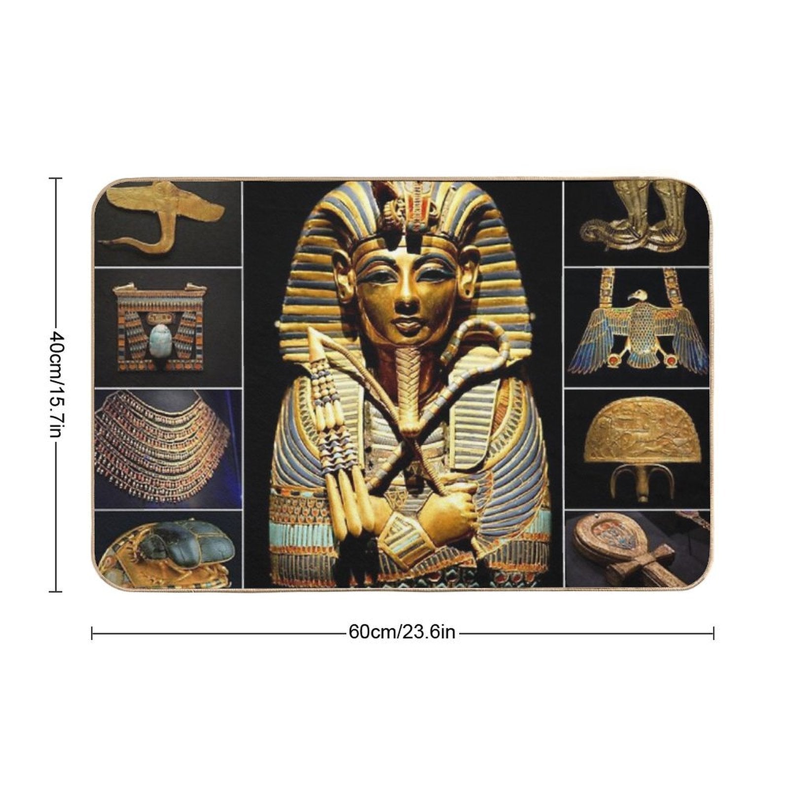King Tutankhamun Artifacts  Odorless Bath Mat
