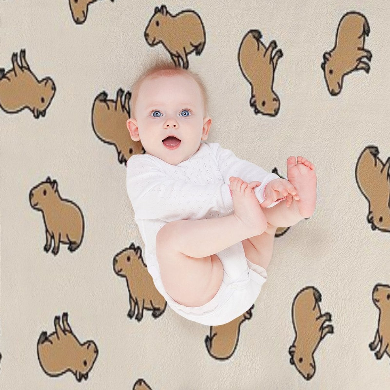 Capybara Lightweight Throw Blanket