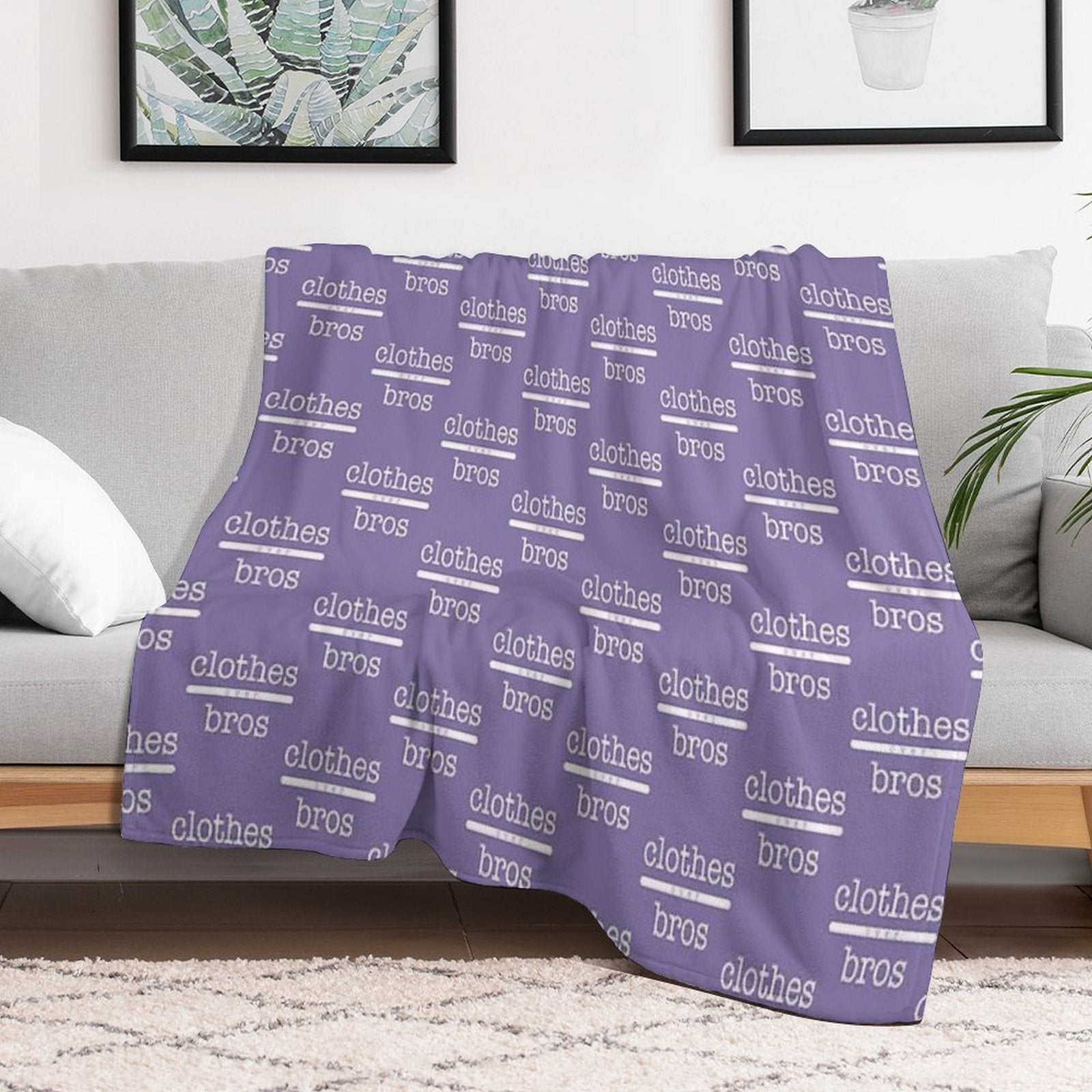 Clothes Over Bro's Shrink-resistant Throw Blanket