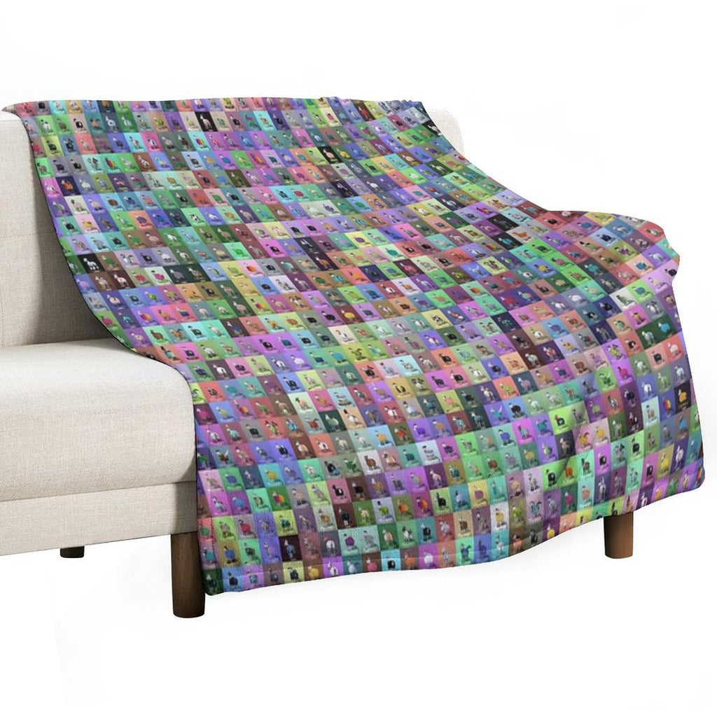 Shimmer Sheep Easy Care Throw Blanket