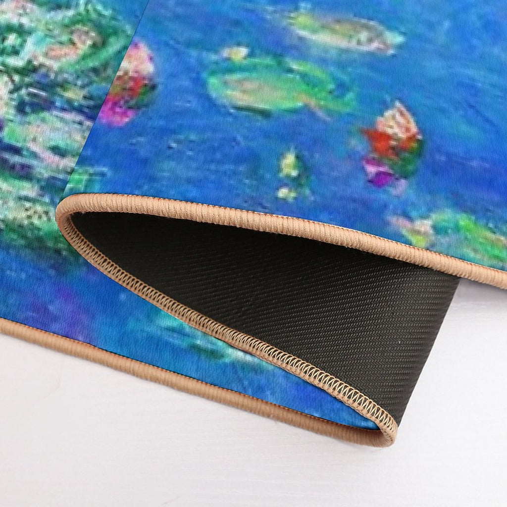 Claude Monet Water Lilies Color-Enhanced  Fade-Resistant Bath Mat