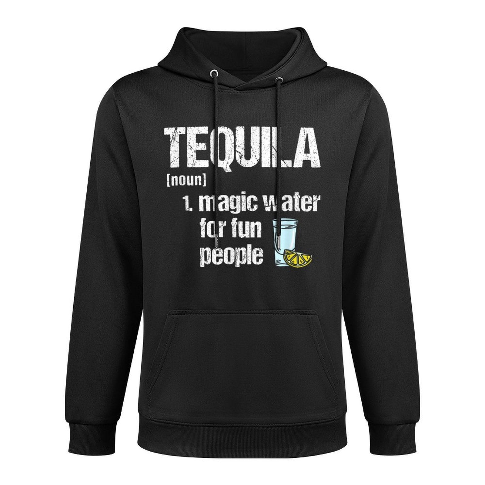 Mis Amigos Funny Salt Lime  Tacos Tequila Shape Retention Hoodie
