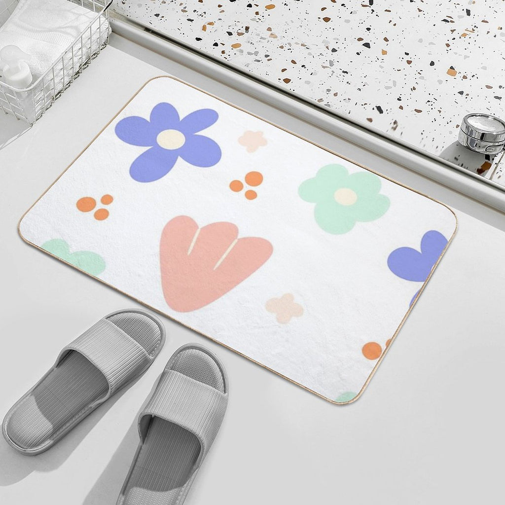 Summer Florals  Toxin-Free Bath Mat