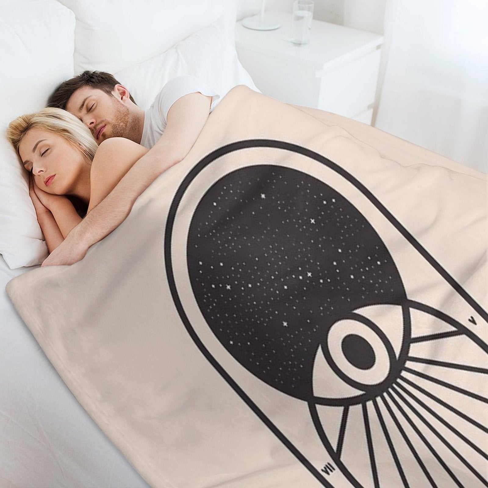 Space And Time Durable Throw Blanket