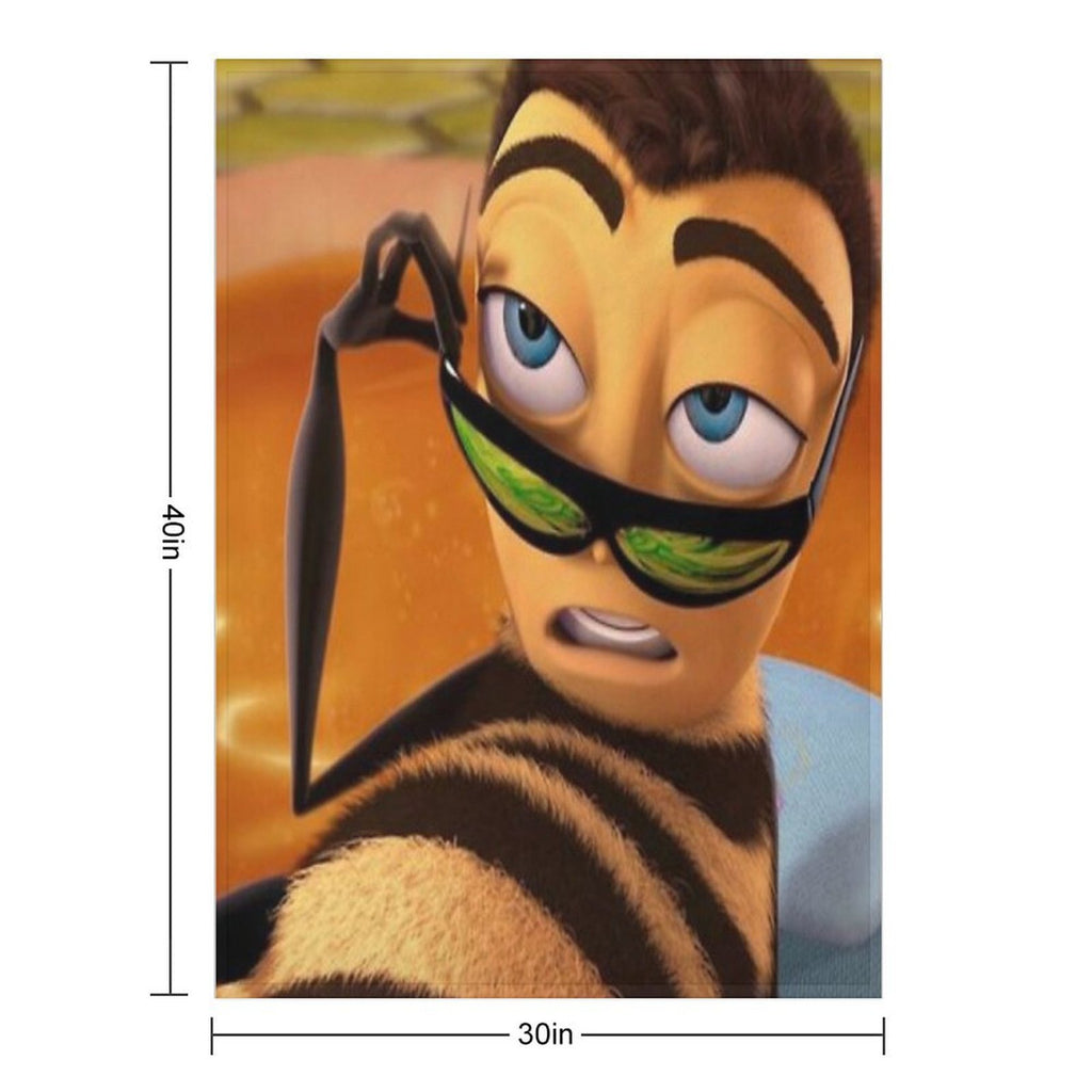 Bee Movie Barry Benson Meme Gift-ready Throw Blanket