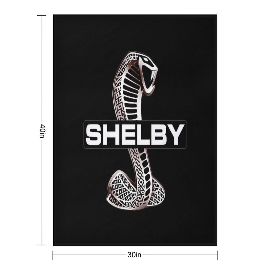 RED LIGH SHELBY MUSTANG GT500 Gift-ready Throw Blanket