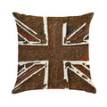 Union Jack The Rusted Soft Ultra-Soft Texture Throw Pillow