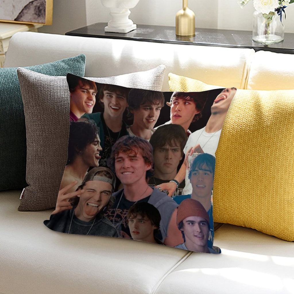 Charlie Gillespie Collage Soft Skin-Friendly Throw Pillow